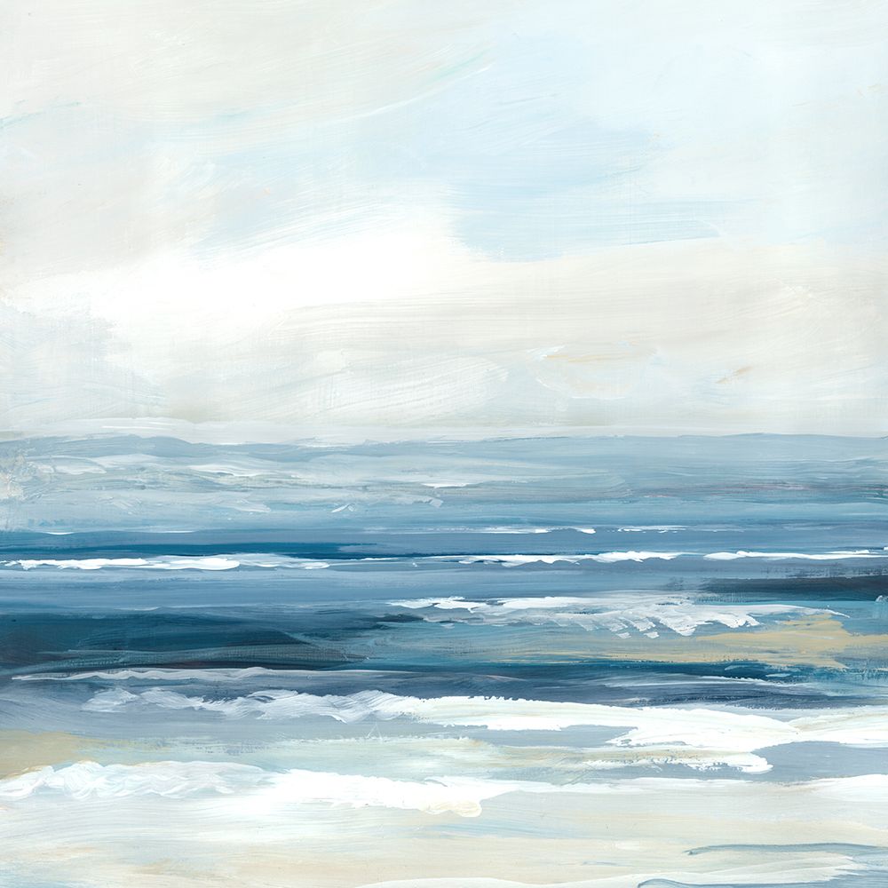 Tides of Blue I art print by Lera for $57.95 CAD