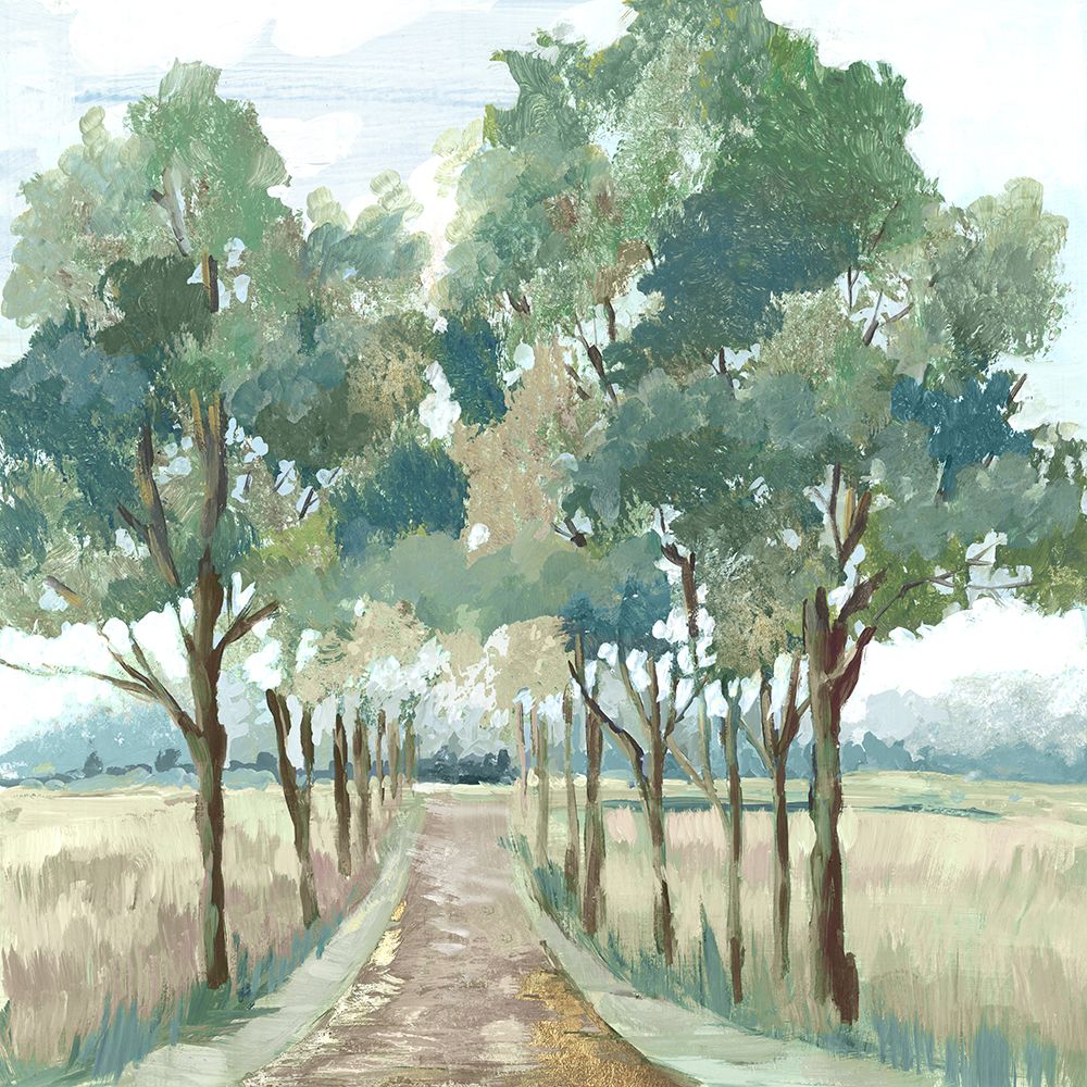 Green Landscape Reverie art print by Lera for $57.95 CAD