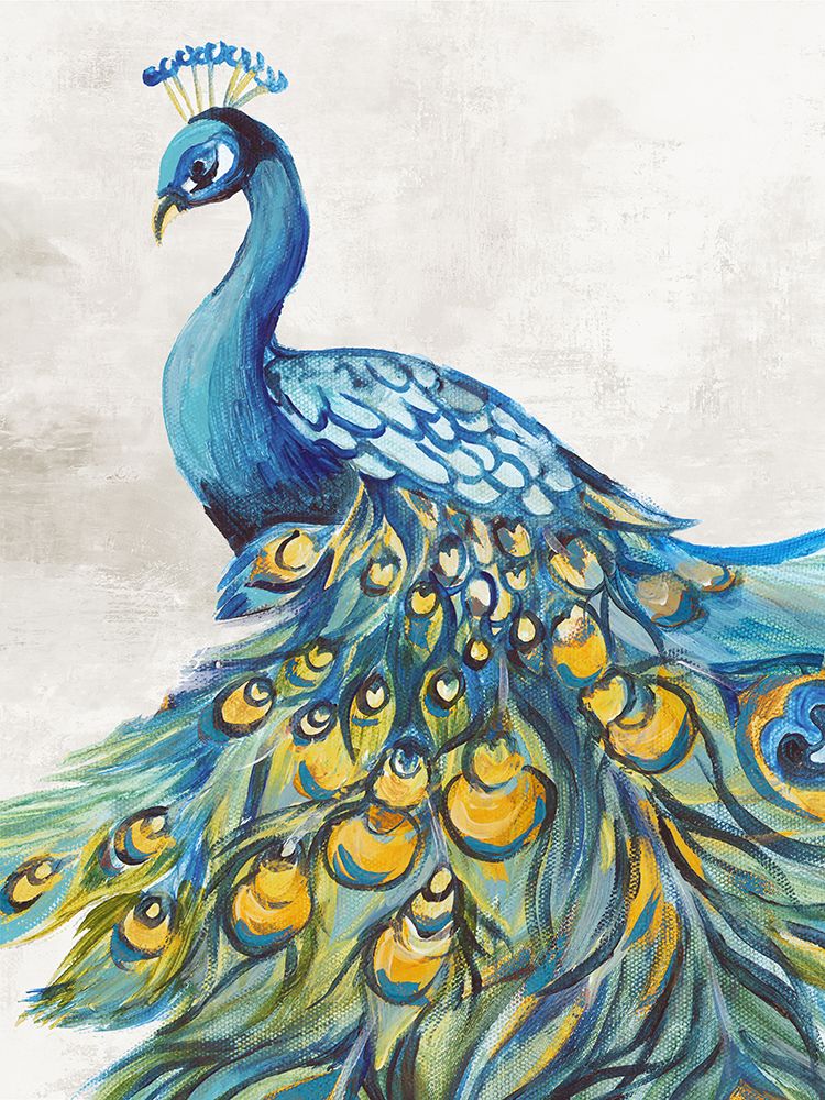 Regent Peacock II art print by Lera for $57.95 CAD