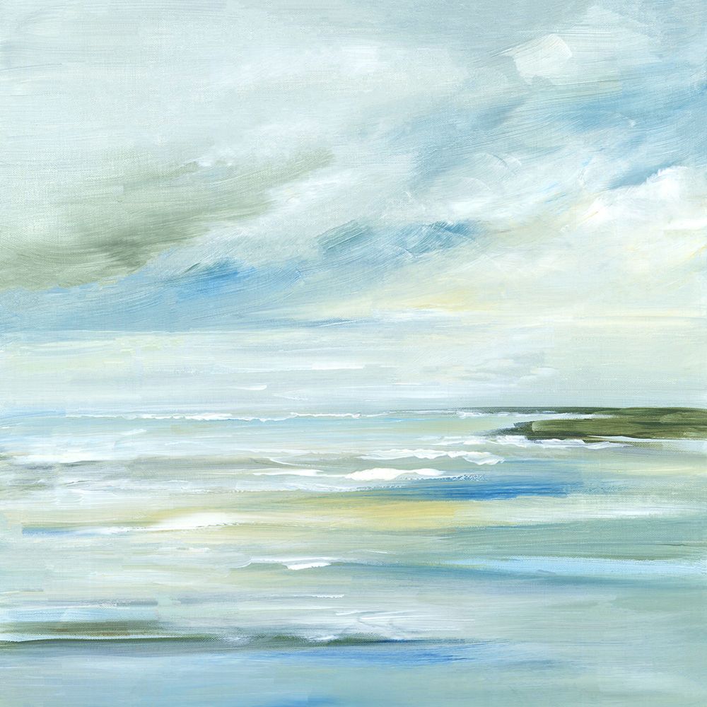 Blue Tropic Clouds art print by Lera for $57.95 CAD
