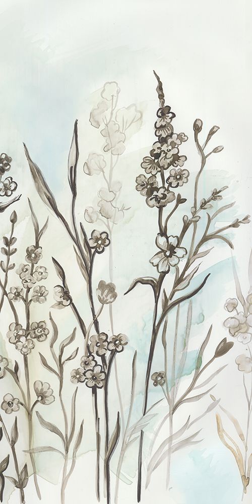 Field of Wild Flowers II art print by Lera for $57.95 CAD