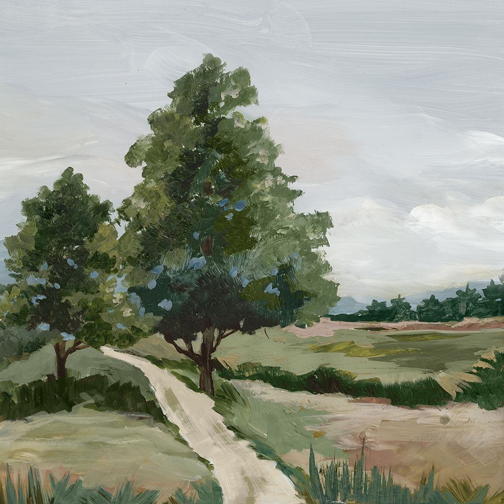 Quiet Path Through Open Fields art print by Lera for $57.95 CAD