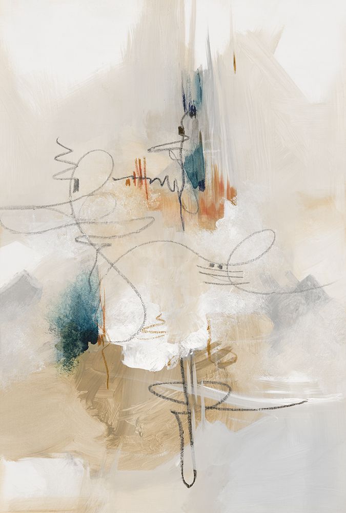 Abstract Whispers in Soft Hues art print by Lera for $57.95 CAD