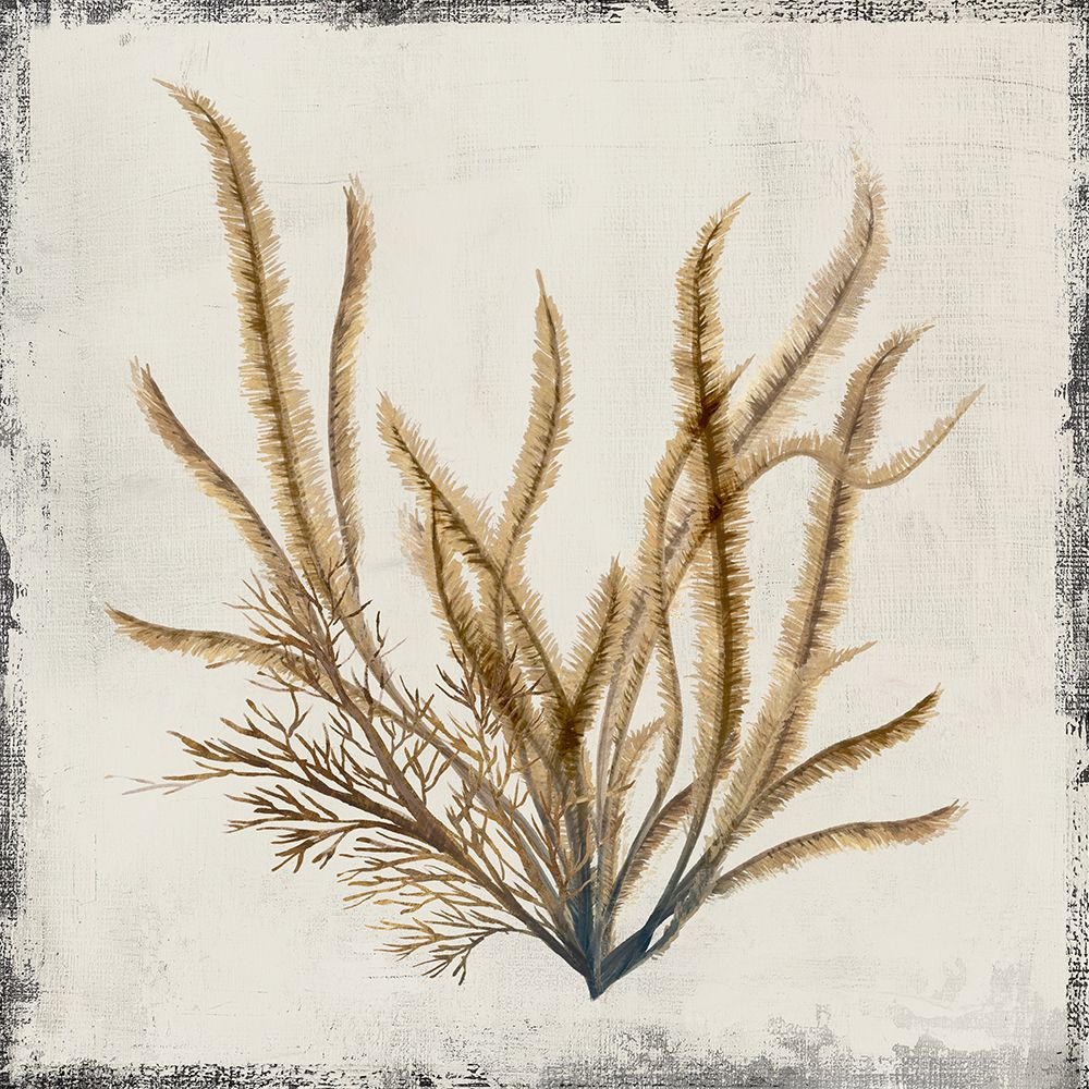 Yellow Coral I art print by Lily K for $57.95 CAD