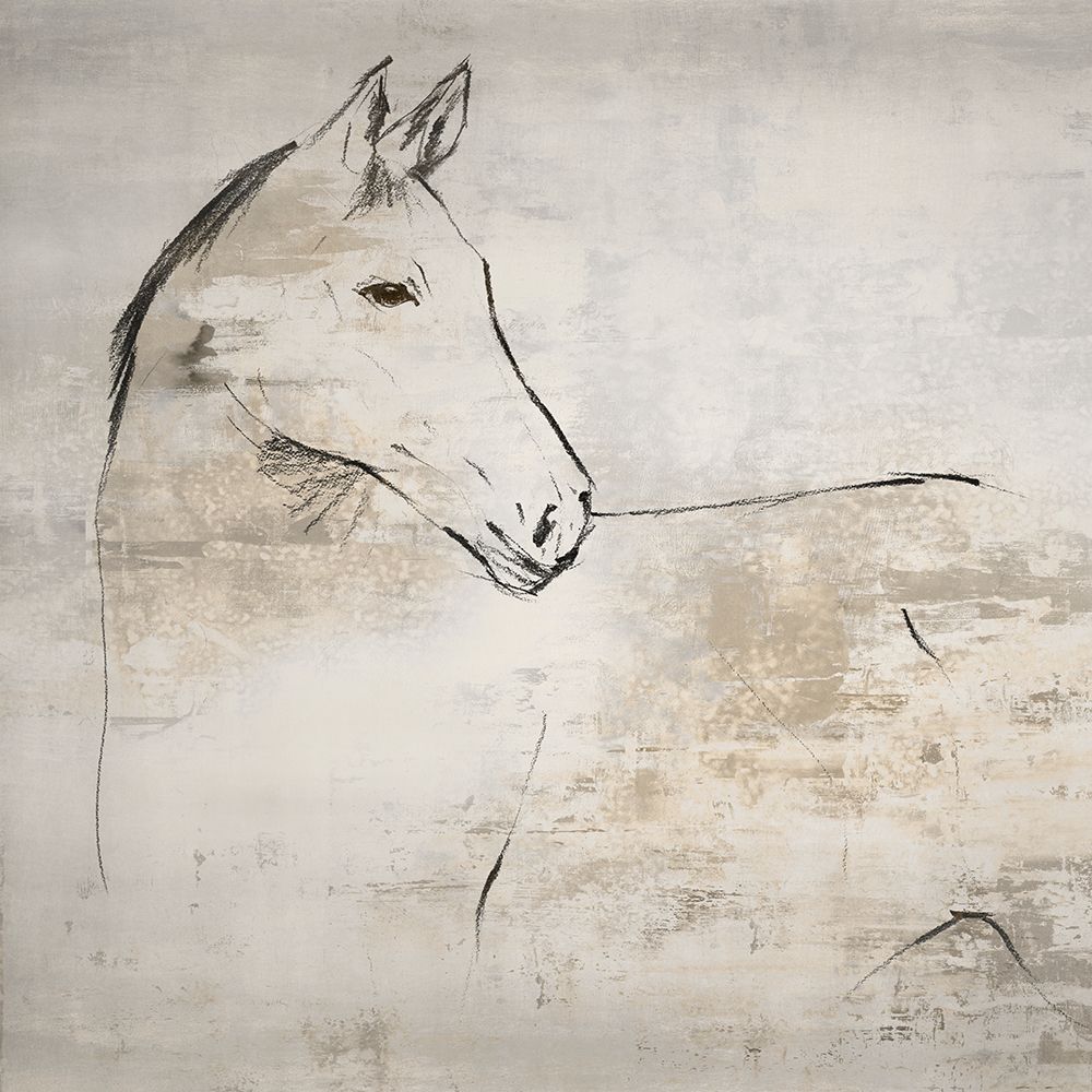 Horse II art print by Lily K for $57.95 CAD