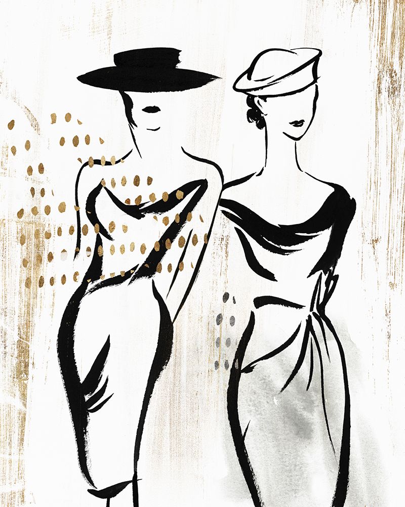 Fashion Figures I art print by Lily K for $57.95 CAD