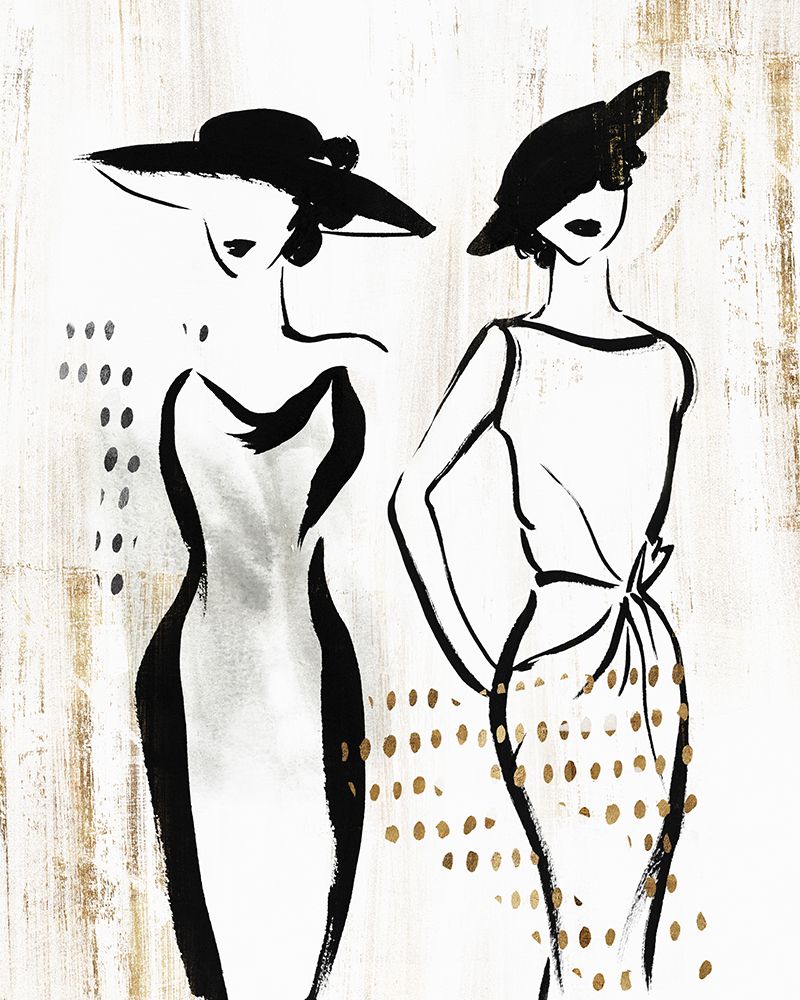 Fashion Figures II art print by Lily K for $57.95 CAD