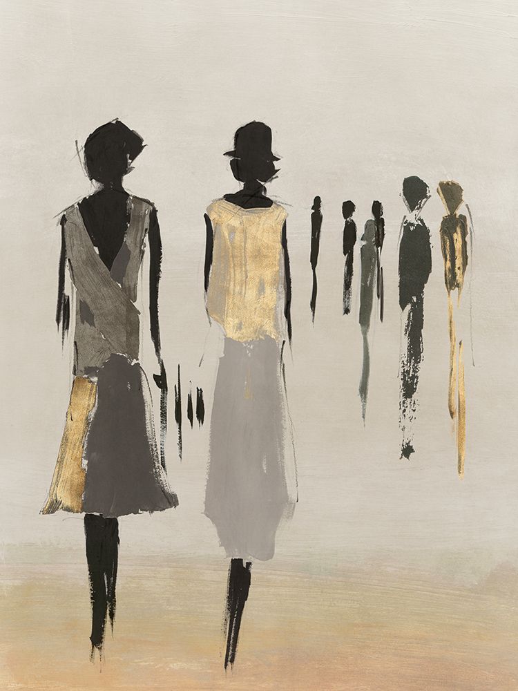 Fashionable Ladies I art print by Lily K for $57.95 CAD