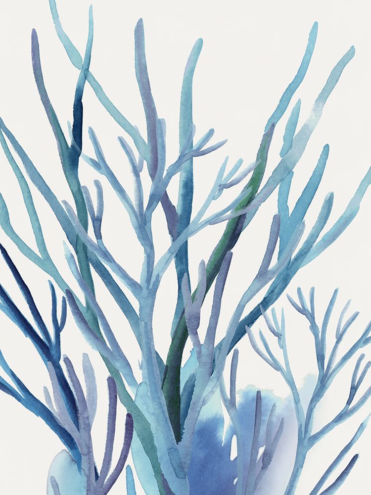 Blue Reef I art print by Lily K for $57.95 CAD
