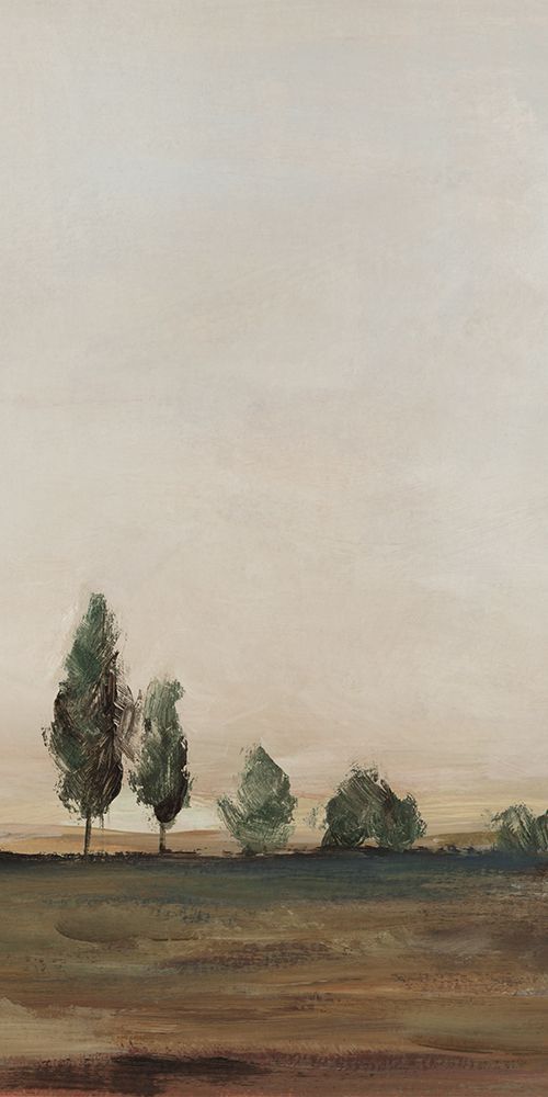 Trees Under a Vast Sky I art print by Lily K for $57.95 CAD