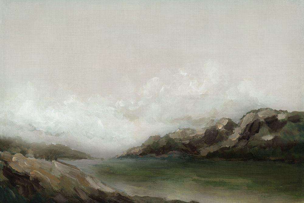 Misty Mountain Serenity art print by Lily K for $57.95 CAD