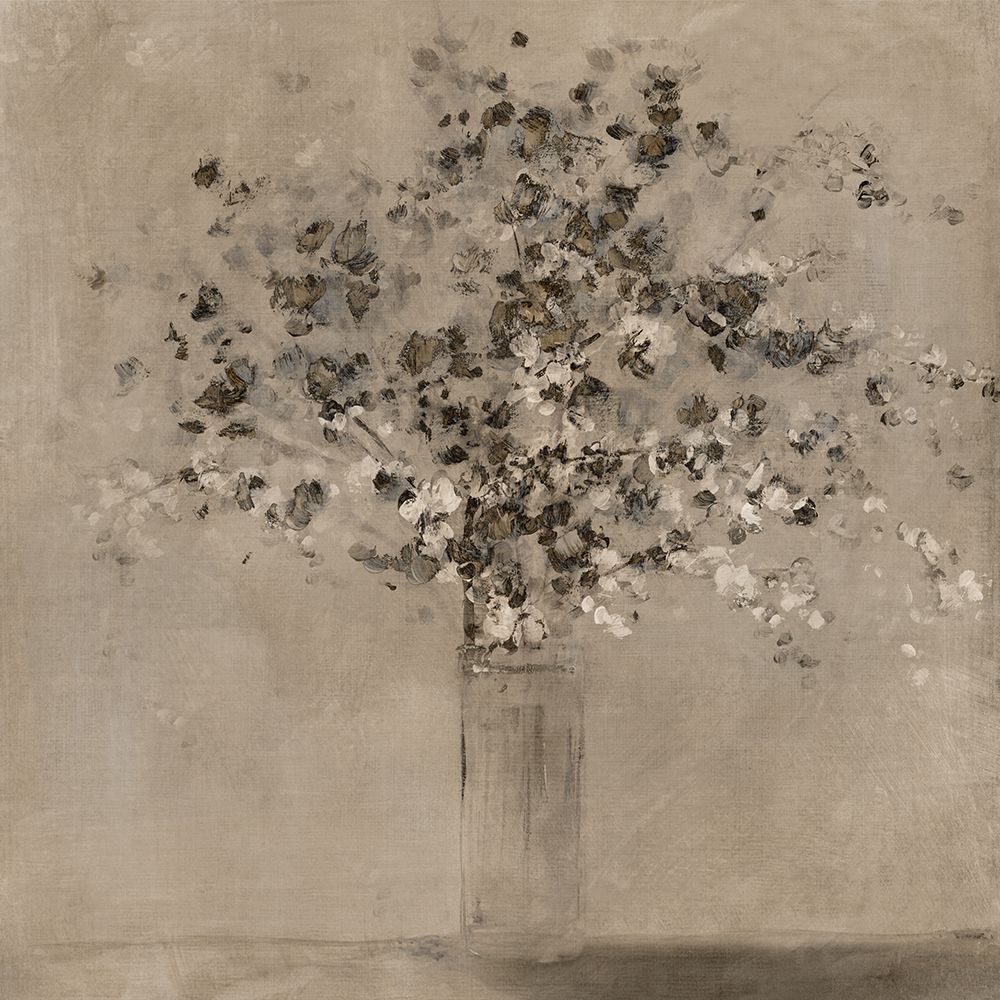 Vase with Subtle Blossoms art print by Lily K for $57.95 CAD