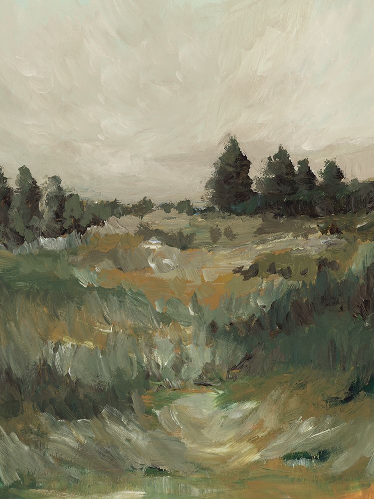 Misty Morning on the Hillside art print by Lily K for $57.95 CAD