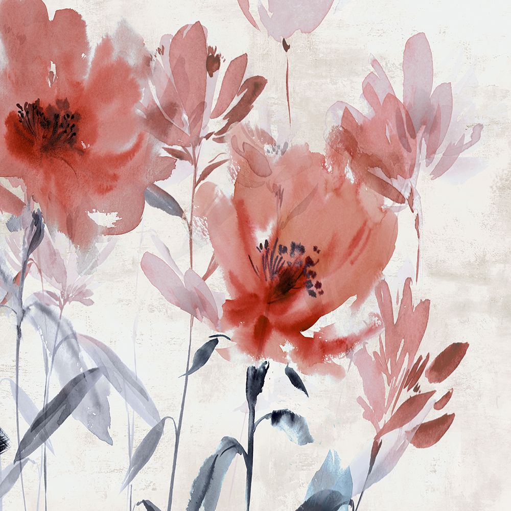 Scarlet Flora art print by PI Studio for $57.95 CAD