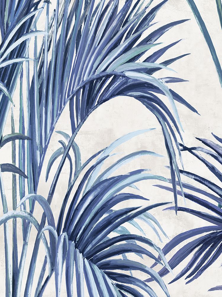 Blue Palm Serenade II art print by PI Studio for $57.95 CAD