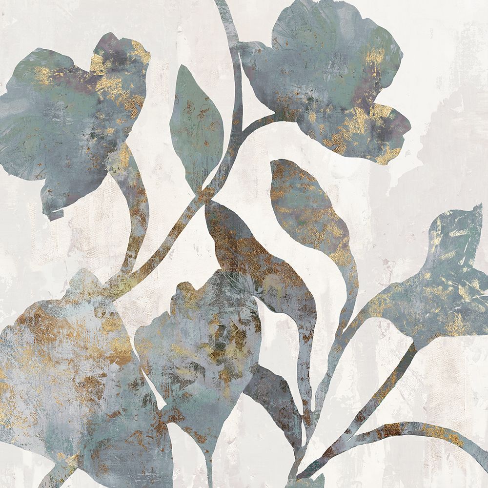 Silhouetted Blooms I art print by PI Studio for $57.95 CAD
