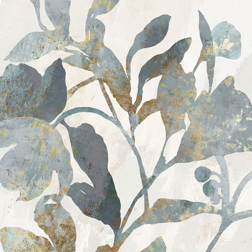 Silhouetted Blooms II art print by PI Studio for $57.95 CAD