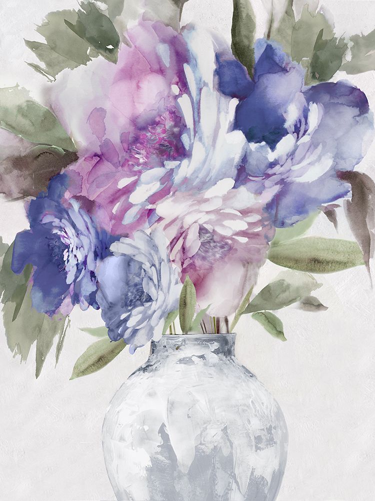 Pastel Blossoms in Glass Vase art print by PI Studio for $57.95 CAD