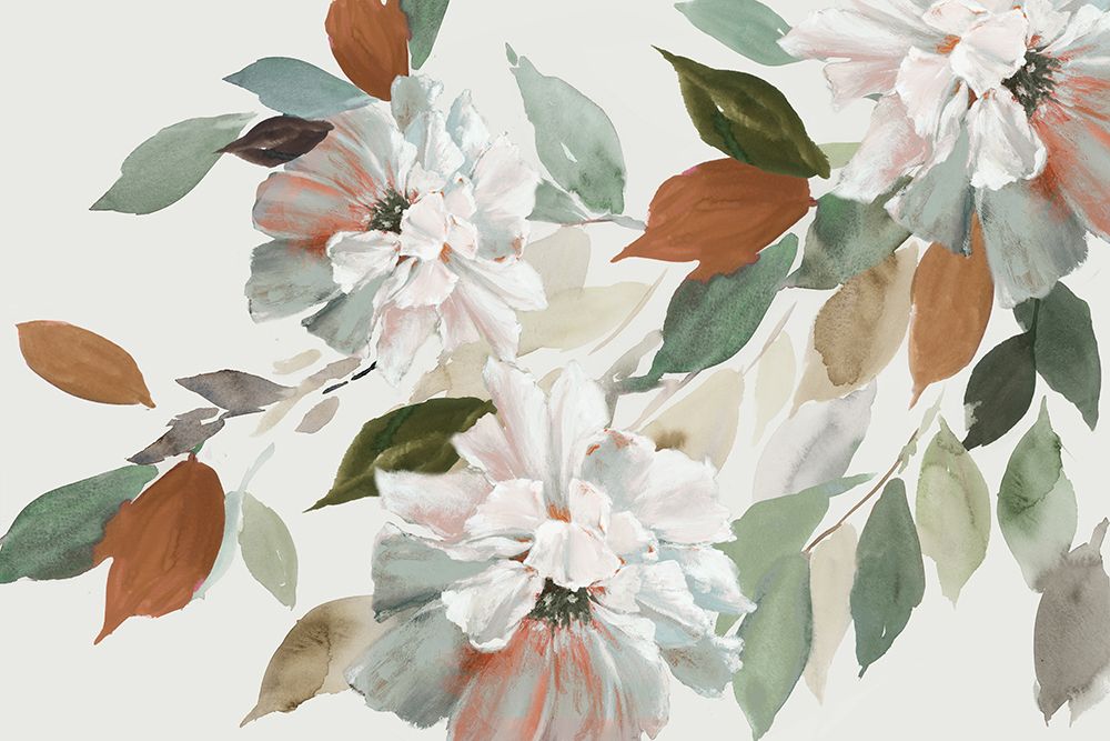 Autumn Blooms on Soft Canvas art print by PI Studio for $57.95 CAD