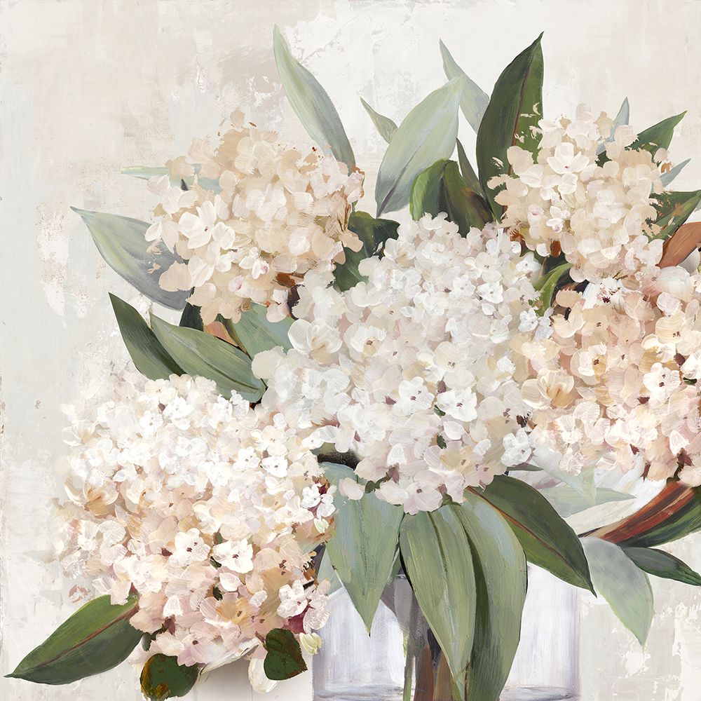 Blossoming Hydrangeas in Gentle Light art print by PI Studio for $57.95 CAD