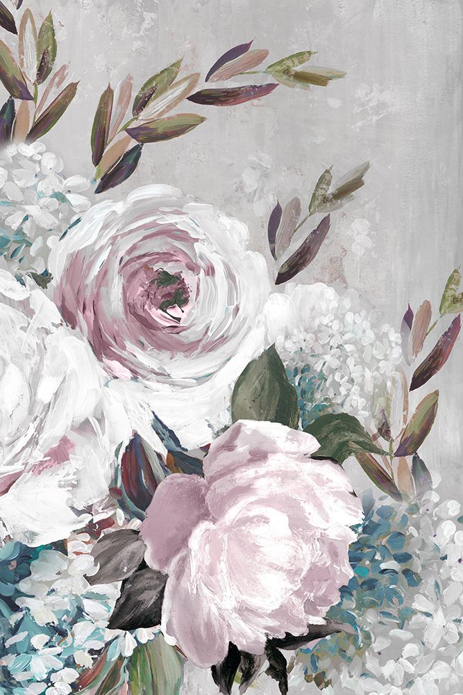 Blossoms on a Soft Canvas I art print by PI Studio for $57.95 CAD