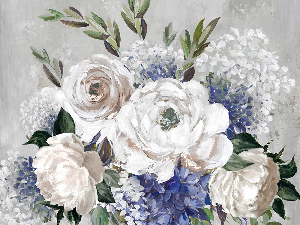 Blooming White and Lavender Harmony art print by PI Studio for $57.95 CAD