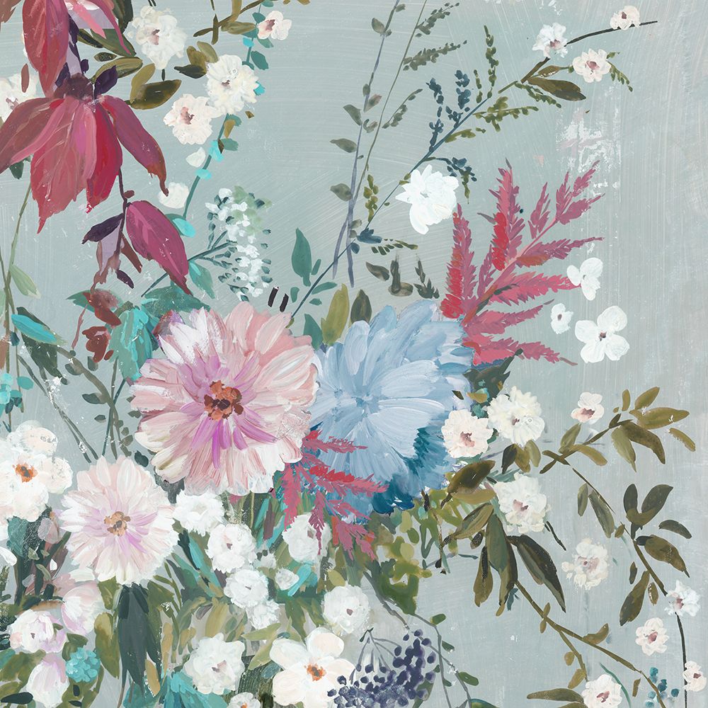 Floral Symphony in Soft Hues art print by PI Studio for $57.95 CAD