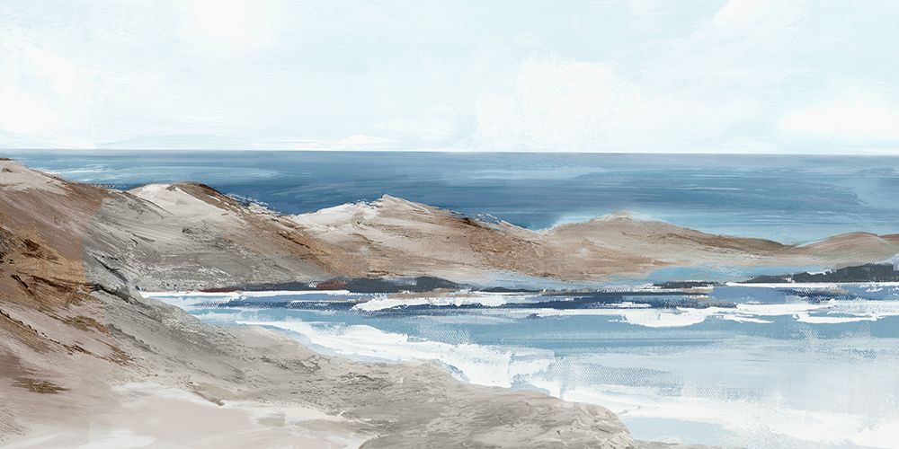 Coastal Serenity in Soft Hues art print by PI Studio for $57.95 CAD