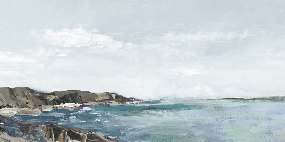 Coastal Tranquility Under Soft Skies art print by PI Studio for $57.95 CAD