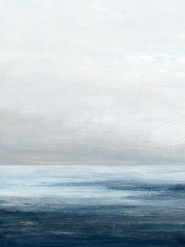 Calm Ocean Under Cloudy Sky II art print by PI Studio for $57.95 CAD