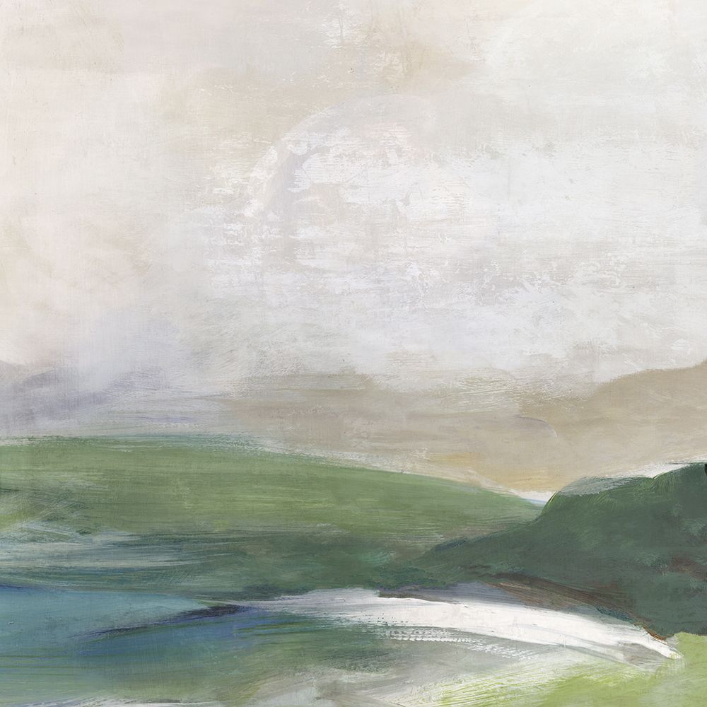 Misty Horizon Over Green Fields art print by PI Studio for $57.95 CAD