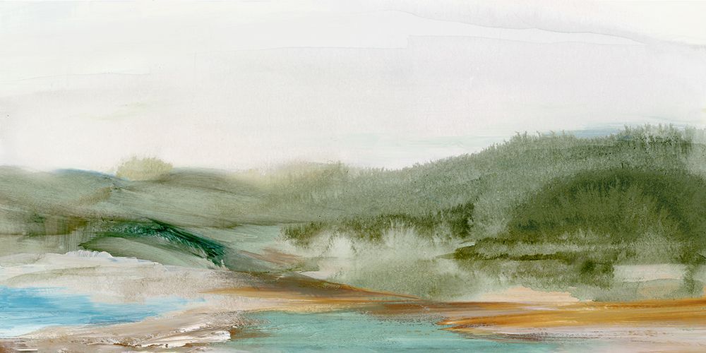 Misty Landscape with Soft Hills art print by PI Studio for $57.95 CAD