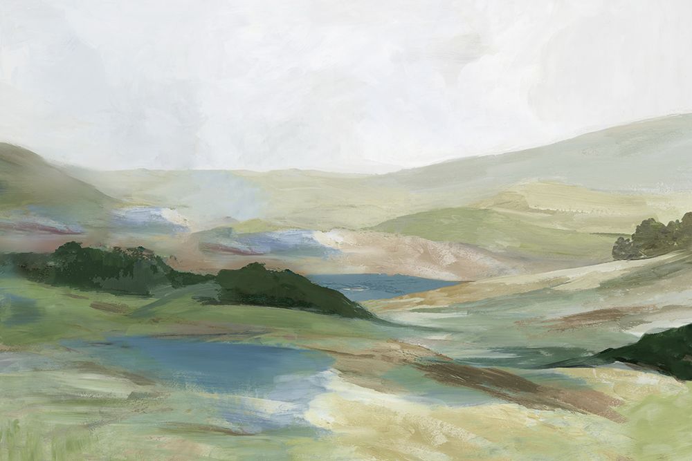 Rolling Hills and Calm Waters art print by PI Studio for $57.95 CAD