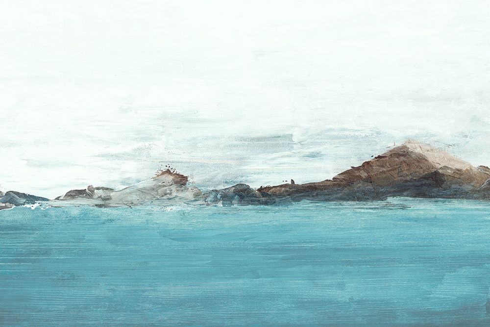 Misty Coastline with Blue Waters art print by PI Studio for $57.95 CAD