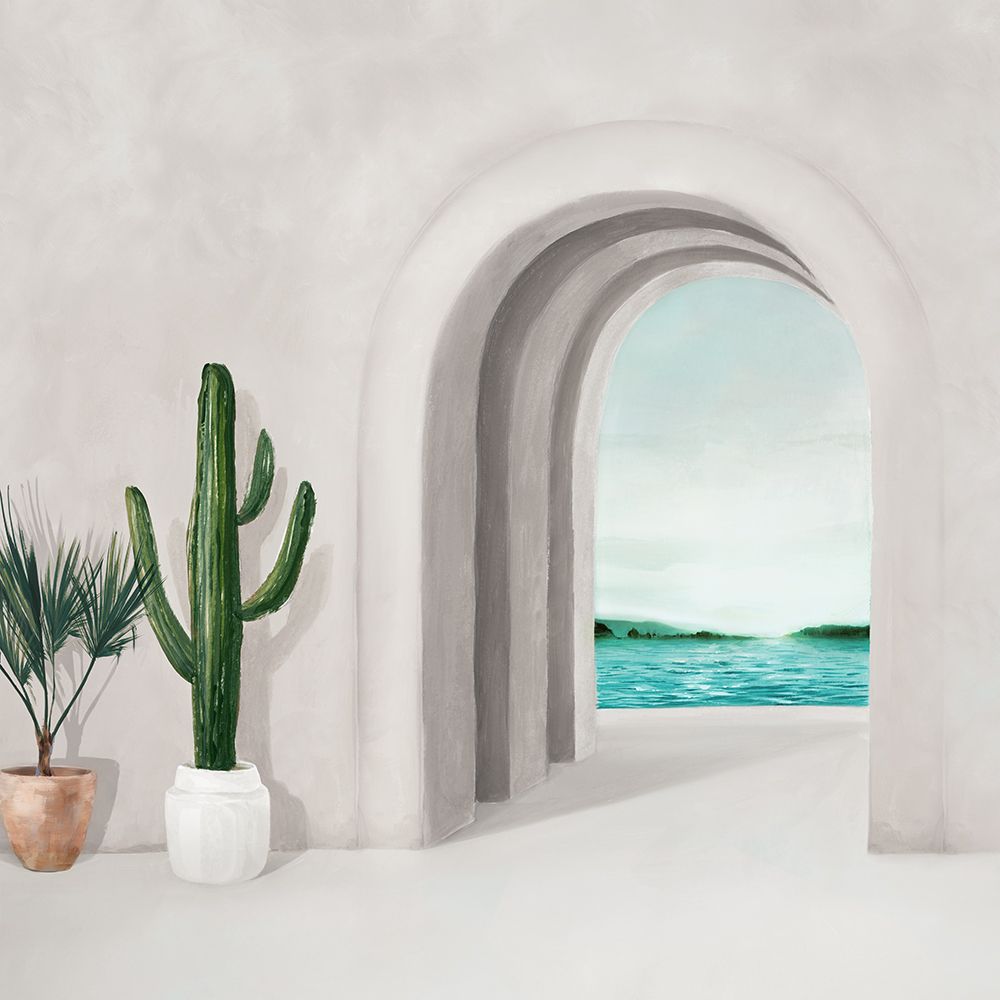 Archway to Serene Waters art print by PI Studio for $57.95 CAD