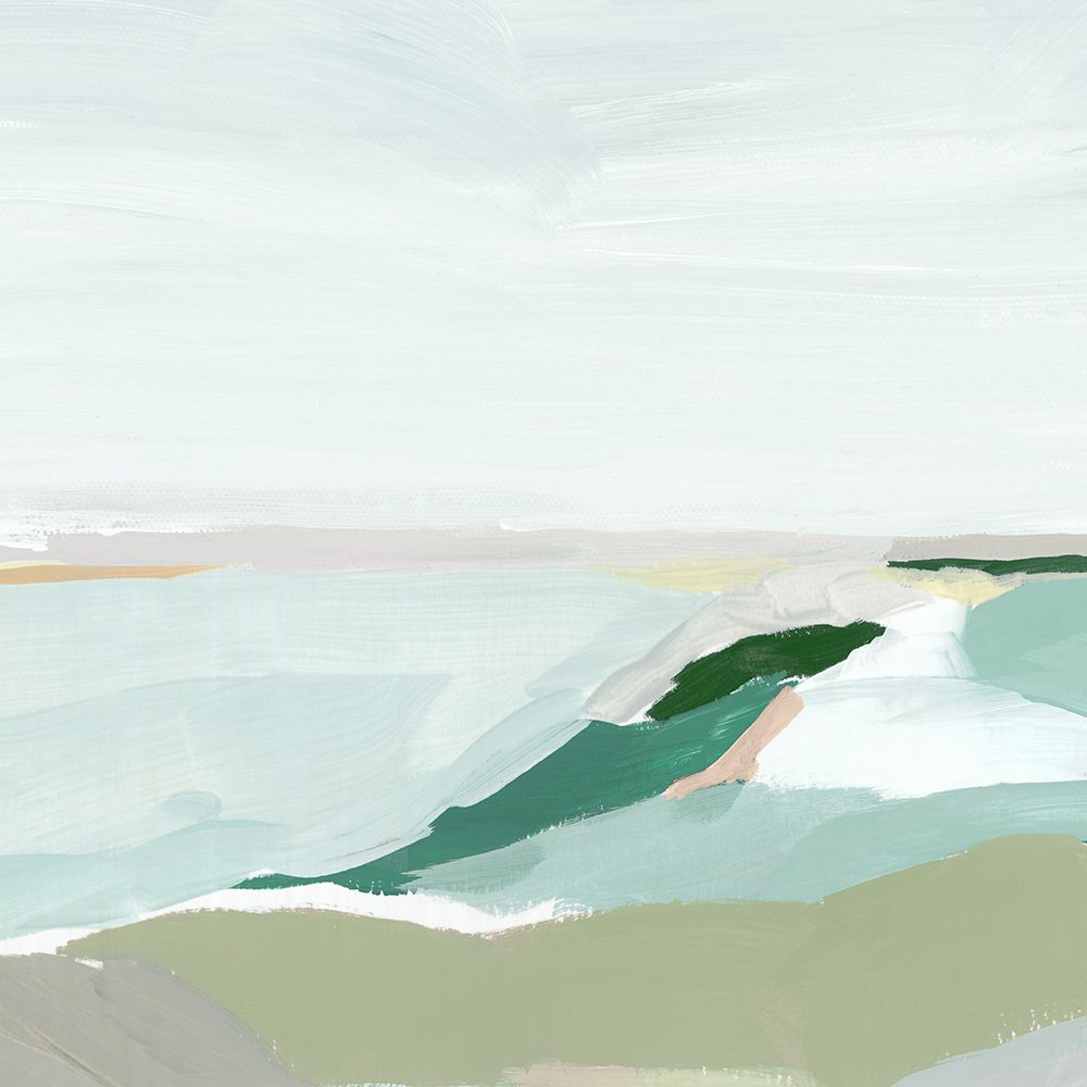 Calm Coastline in Soft Hues art print by PI Studio for $57.95 CAD