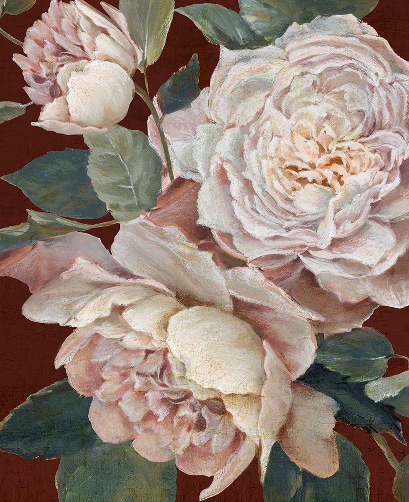 Blossoms Against Rich Earth Background art print by PI Studio for $57.95 CAD