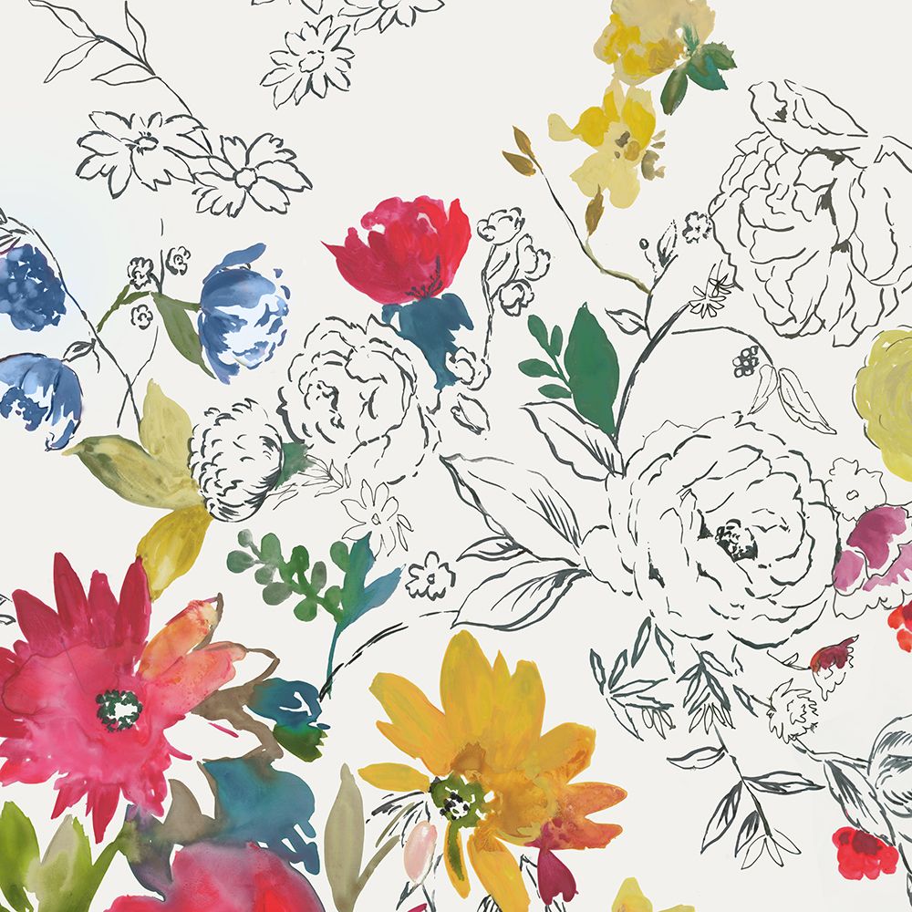Vibrant Blooms on Canvas art print by PI Studio for $57.95 CAD