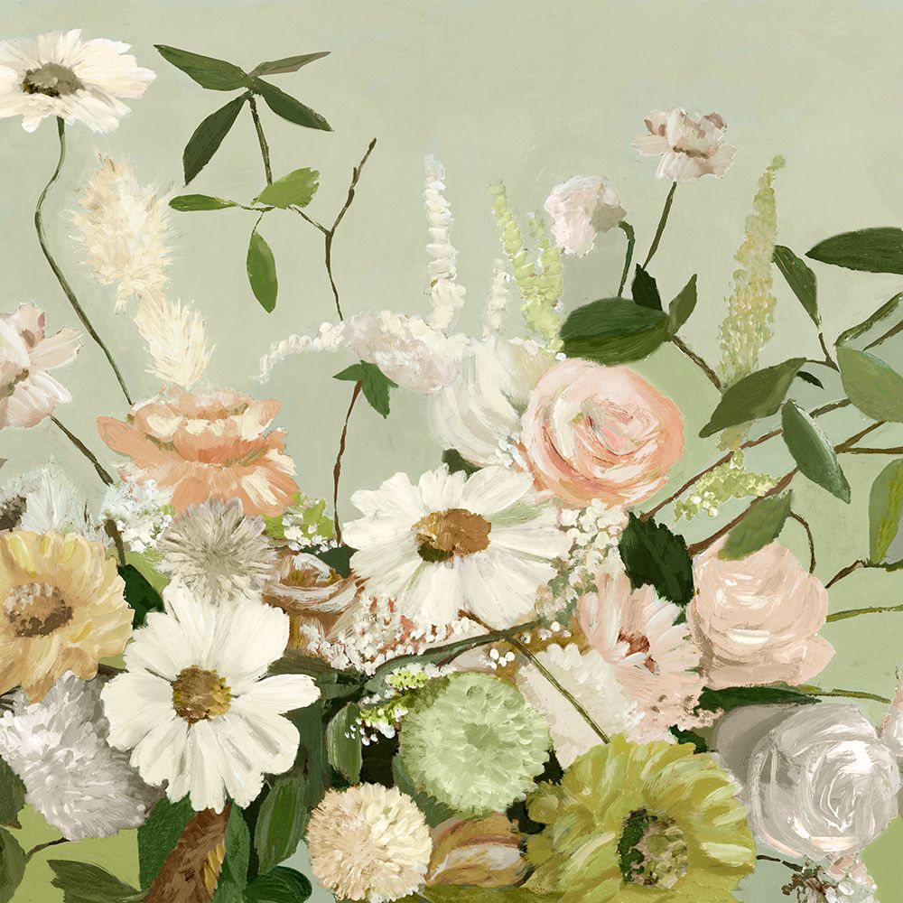 Floral Harmony on Soft Canvas art print by PI Studio for $57.95 CAD
