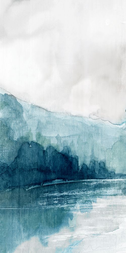 Misty River and Distant Hills I art print by PI Studio for $57.95 CAD