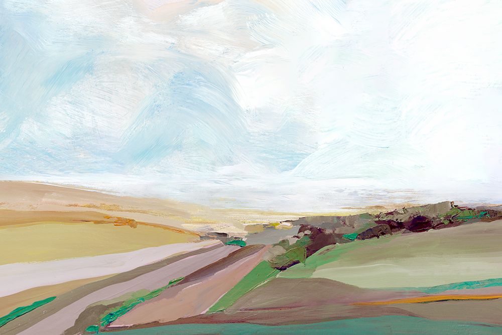 Rolling Hills Under Vast Sky art print by PI Studio for $57.95 CAD