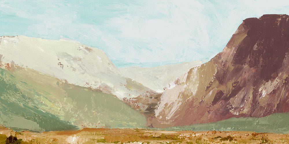 Majestic Mountain Pass Scene art print by PI Studio for $57.95 CAD