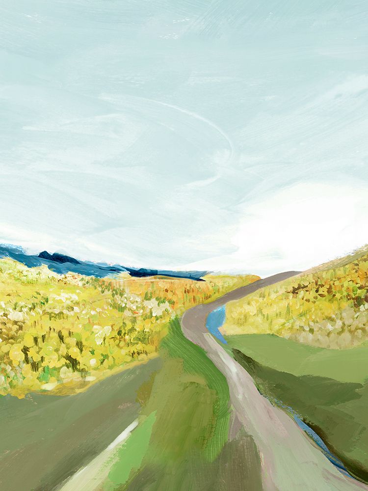 Pathway Through Golden Fields art print by PI Studio for $57.95 CAD