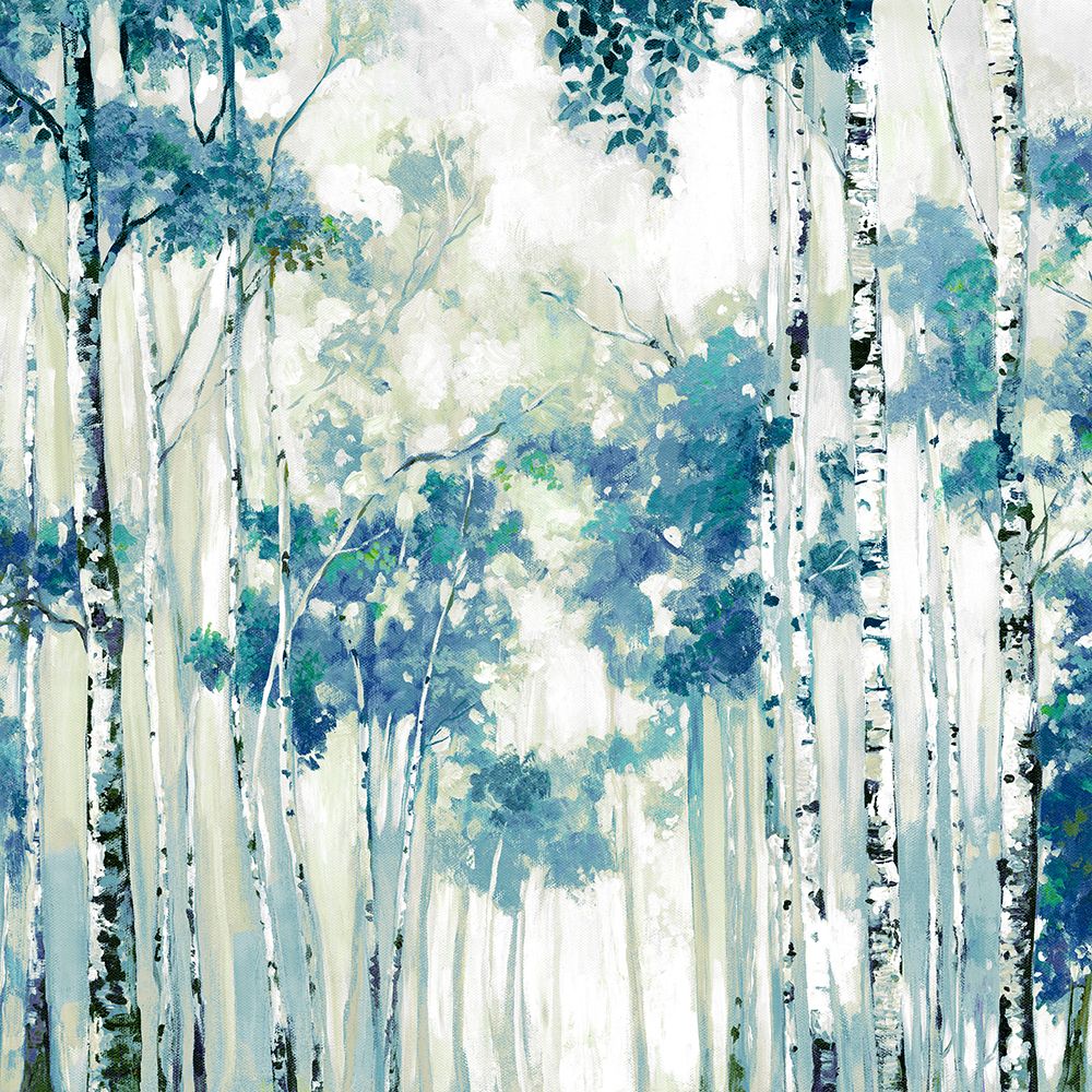 Birch Trees in Gentle Mist art print by PI Studio for $57.95 CAD