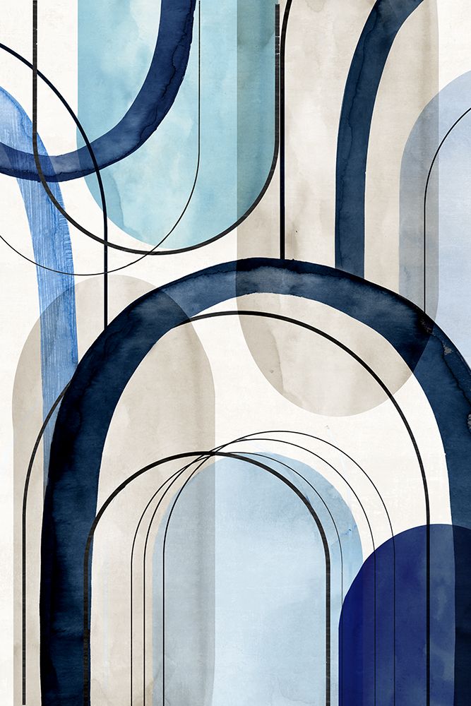 Arches of Gentle Harmony I art print by PI Studio for $57.95 CAD