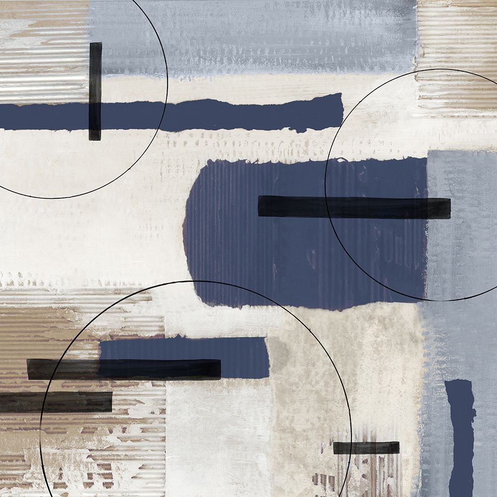 Geometric Harmony in Subtle Tones I art print by PI Studio for $57.95 CAD