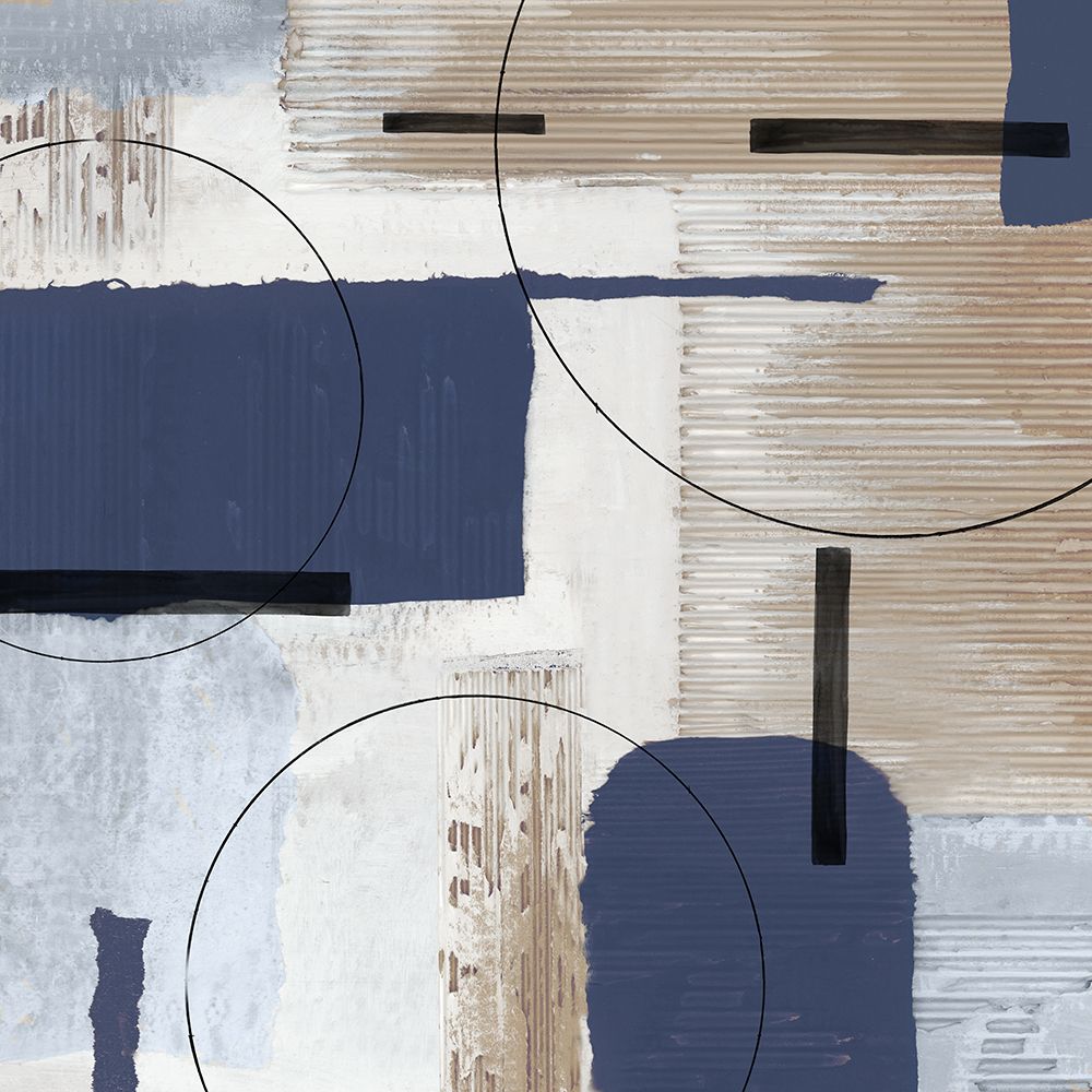 Geometric Harmony in Subtle Tones II art print by PI Studio for $57.95 CAD