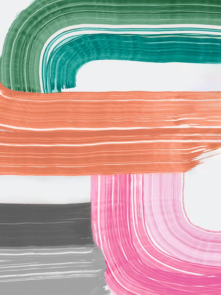 Arcing Brushwork I art print by PI Studio for $57.95 CAD