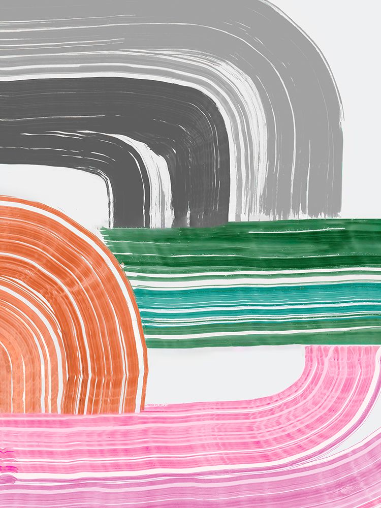 Arcing Brushwork II art print by PI Studio for $57.95 CAD