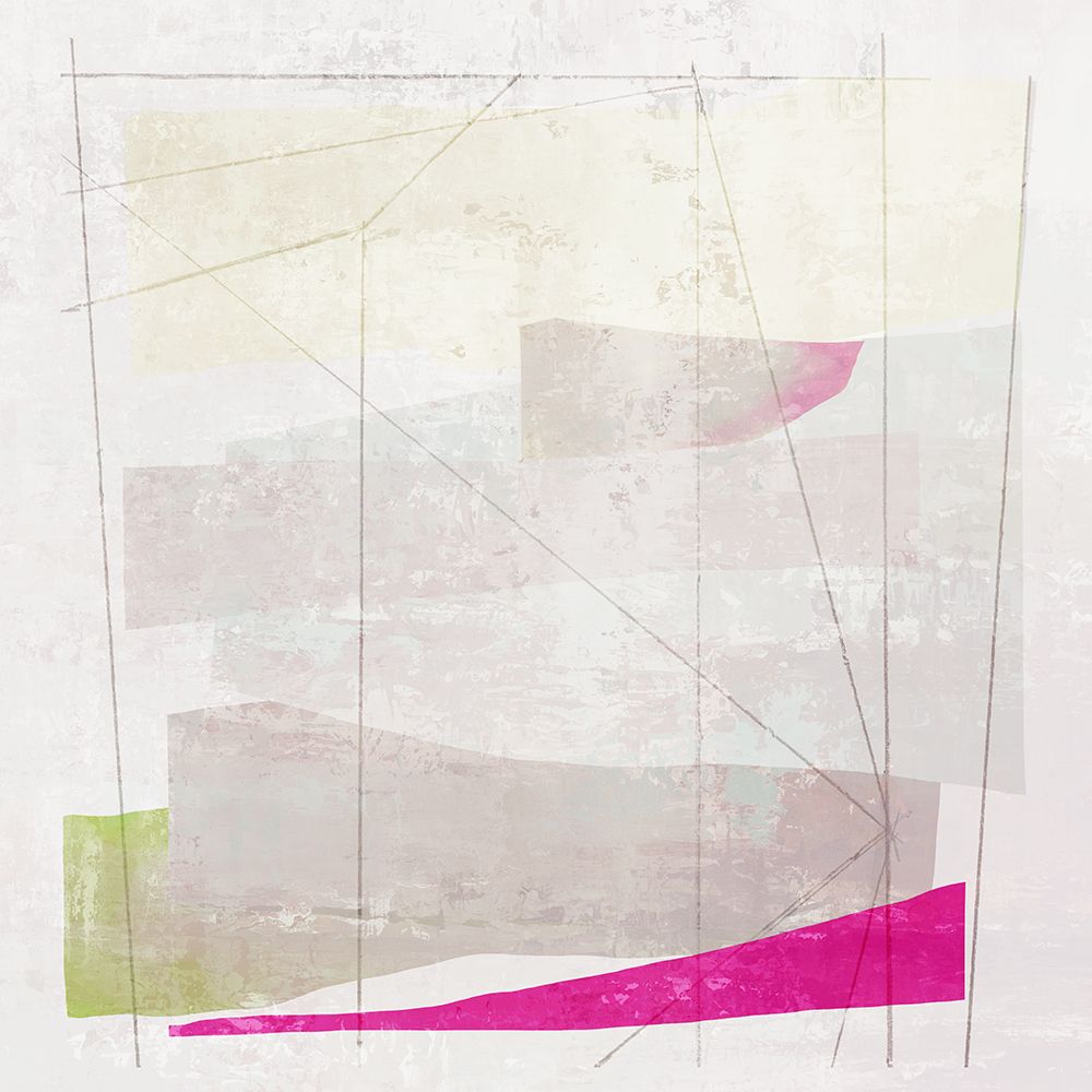 Geometric Layers in Soft Hues I art print by PI Studio for $57.95 CAD
